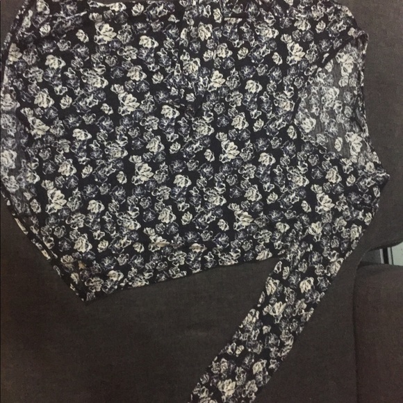 Simply Vera Verawang long sleeve blue/black floral - Picture 4 of 4